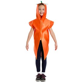 Charlie Crow Carrot Vegetable Costume for kids 3-8 years.
