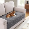 H.VERSAILTEX Couch Cover Chenille Pet Fuzzy Sofa Covers for 2