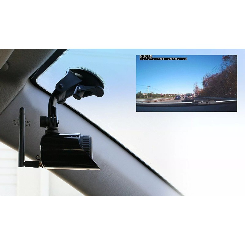 NUNET 720p Portable Camera Magnetic Base Battery Powered WirelessFor RV/Trailer/Tru