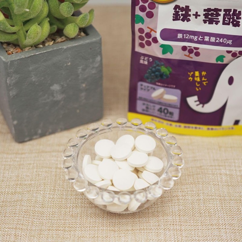 Unimatricorn Snack Supplement ZOO Iron + Folic Acid Chewable Type
