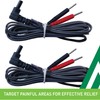 Med-Fit TENS Leads Pack of 2 high Quality Flexible TENS