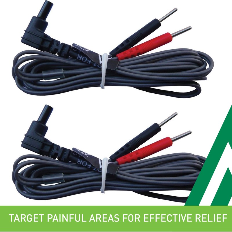 Med-Fit TENS Leads Pack of 2 high Quality Flexible TENS