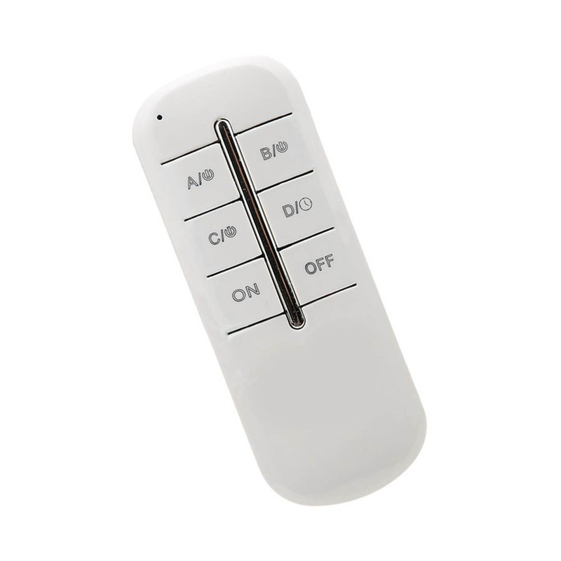 ON/OFF AC180-240V Wireless Receiver Lamp Light RF Remote Control Switch(4Way