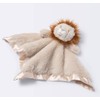 Aqua Melody Cloud Island Small Security Blanket Lion [Tan]