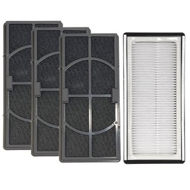 Nispira A/D/H True HEPA Odor Reduction Replacement Filters For Air Purifier Compatible with Filtrete FAP-TT-ADH, HAP9243, HAP9415, HAP9423, HPA060(BWM). 4 Packs