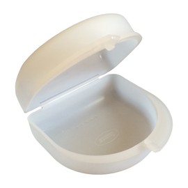 Snorflex Braces Box, Retainer Dental Box, KFO Box, Brace Box (White Translucent)