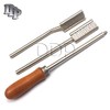 DDP Horse Dental Floats RASPS Wooden Handle Straight & Curved