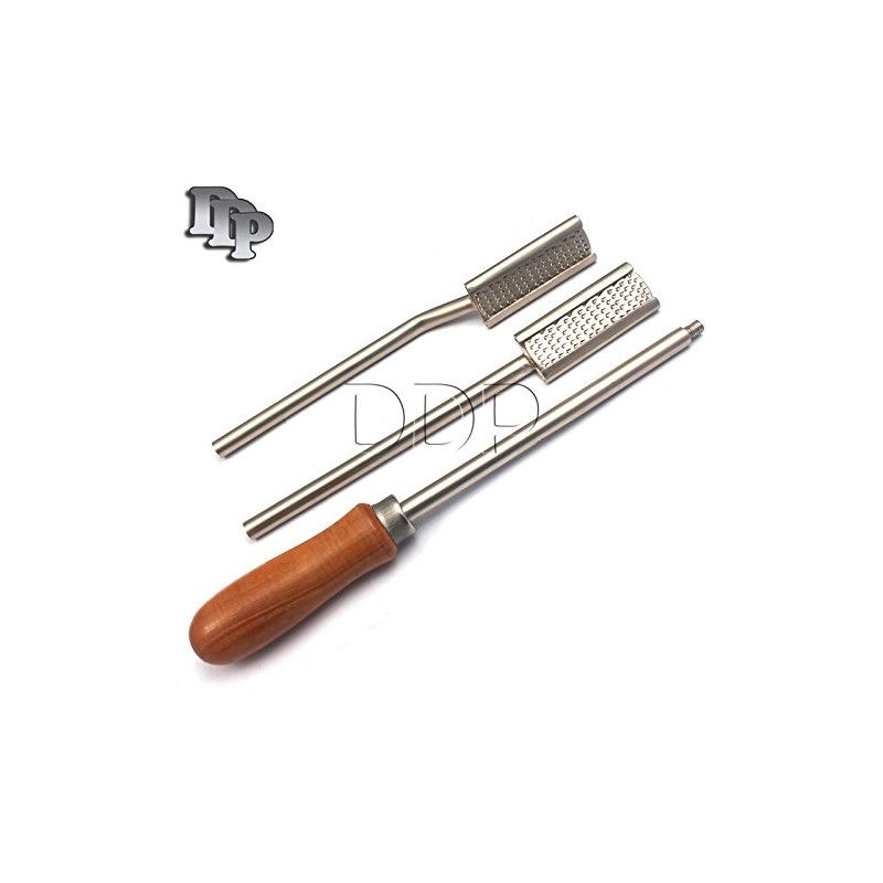 DDP Horse Dental Floats RASPS Wooden Handle Straight & Curved