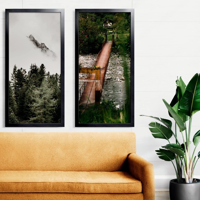 LaVie Home 24 x 48 Picture Frame, Large Poster Frame
