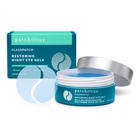 Patchology FlashPatch Restoring Night Eye Gels para ojeras, 30 unidades