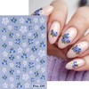 Flower Nail Art Stickers Decals, Butterfly Ladybug Daisy Strawberry Blueberry