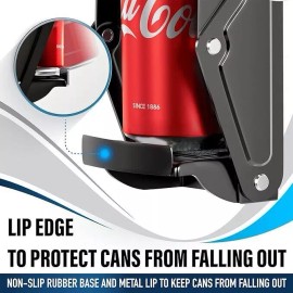 16oz & 8oz ALUMINUM CAN CRUSHER w/ BOTTLE OPENER Wall Mount Soda Beer Pop Drink