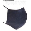 Quintet 11-msk-301 Denim Mask, Cloth Mask, Washable, Antibacterial, Odor Resistant,