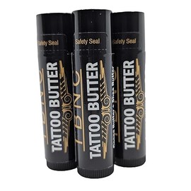 Tattoo Butter Sticks 3 Pack – Tattoo Aftercare Balm for Healing, Soothing & Moisturizing – Natural Tattoo Ointment with Shea Butter, Cocoa Butter, Vitamin E – Travel Size Tattoo Care