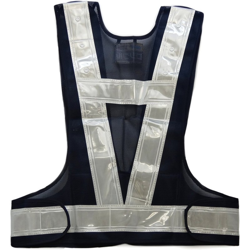 Mizukei 3005002 "Logicle" Multi-functional Vest, Navy Blue/White