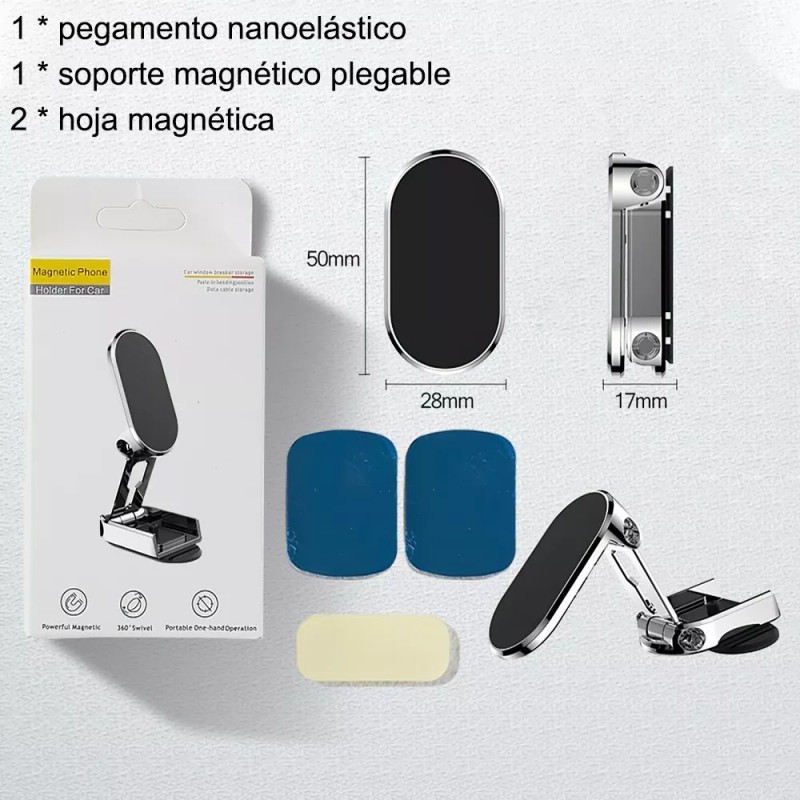 Gomia Soporte Para Móvil De Coche Magnético, Plegable