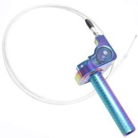 VUOZIP Throttle Grip Motorcycle 22mm CNC Aluminum Quick Twister with Throttle Cable CRF50 70 110 IRBIS 125 250 Dirt Bike Motorcycle Accessorie (Multicolored)