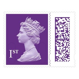 25 x 1st Class Barcoded Stamps Royal Mail
