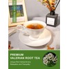 TeeLux Valerian Root Tea Bags, Smooth & Mild Taste, Caffeine