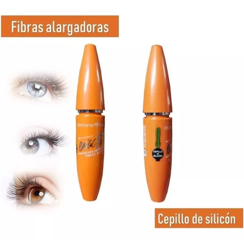 Diamond Beauty Rímel Diamond Beauty Exactitud Fibras Alargadoras