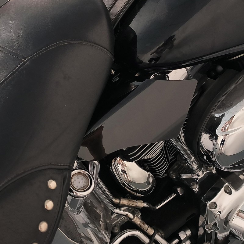HCmotorku Air Heat Deflector Saddle Shields Fit for Harley Softail