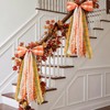 Fall Decor - Large Autumn Harvest Wreath Bow for Front
