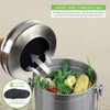 Abakoo Compost Bin 304 Stainless Steel Kitchen Composter Waste Pail