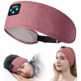 Voerou Bluetooth Headband Adjustable Sleep Headphones, Lightweight Sports Headband, Comfy Band Wireless Headphones Perfect for Sleep,Workout,Tennis,Yoga,Travel,Insomnia,Thanksgiving Christmas Gifts