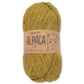Frida's Wollhaus Drops 50 g Alpaca Alpaca Wool Yarn Crochet Knitting Soft 51 Colours (Mix 9029 | Wheat Field)