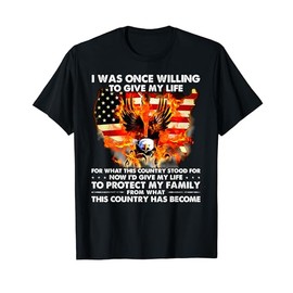 Eagle - Veteran American Flag - Memorial Day - Veteran Day T-Shirt