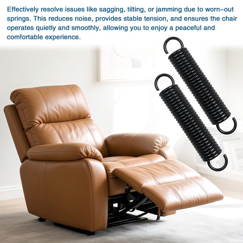 Dlfeue 2 pcs 4.7 inch Extension Springs for Power Recliner