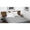 HOME LINGE PASSION, Light Grey Fitted Sheet 180 x 200