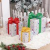WOLADY Cajas de regalode Navidad, Paquete de 3 Cajas de