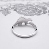 Beccalame Cute Dinosaur promise Ring Opening Adjustable Matching Ring For