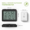 KeeKit Indoor Outdoor Thermometer, Temperature Humidity Monitor with 3 Wireless