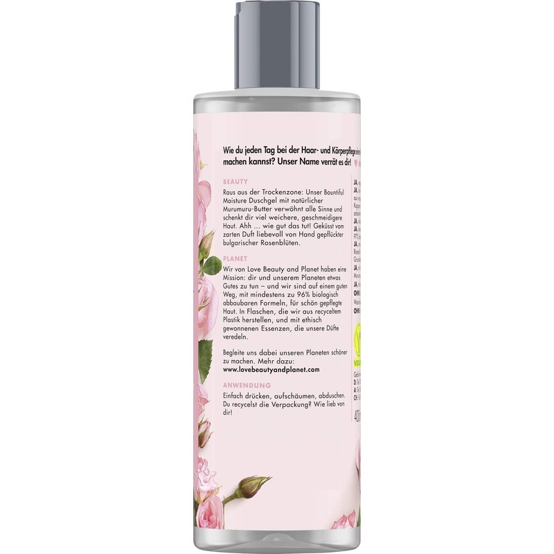 Love Beauty And Planet Bountiful Moisture Shower Gel for Dry