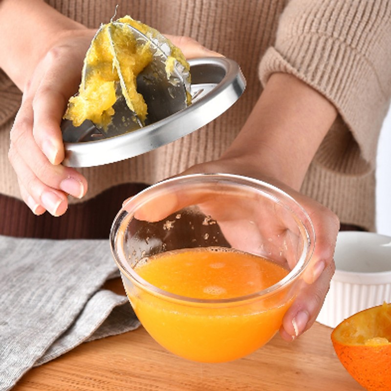 Stainless Steel Manual Orange Lemon Squeezer Juicer Pressing Squeezing Tool