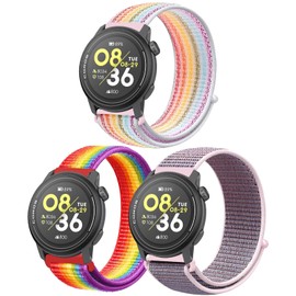 Harikiri 20 mm 22 mm Nylon Bracelet with Coros Pace 3/APEX 2 Pro/PACE 2/APEX Pro/APEX 2/APEX 46 mm/APEX 42 mm for Men and Women