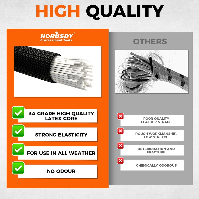4-Piece 80 Inch Bungee Cords with Hooks, Heavy Duty Outdoor