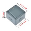 Weatherproof Electrical Outdoor Switch, Single Wall Light Switch IP66 Waterproof,