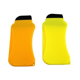 2 Pack 3-in-1 Silicone Sponge Reusable Durable Long Lasting Scrubber Scraper