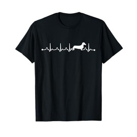 EKG Heartbeat Dachshund Dog Dog Dachshund Lovers Degl T-Shirt for Men Women