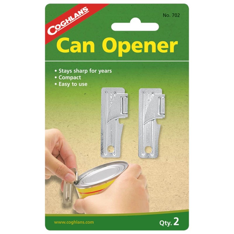 Coghlan's Portable Can Opener 2-Pack, Lightweight and Durable Manual Tool