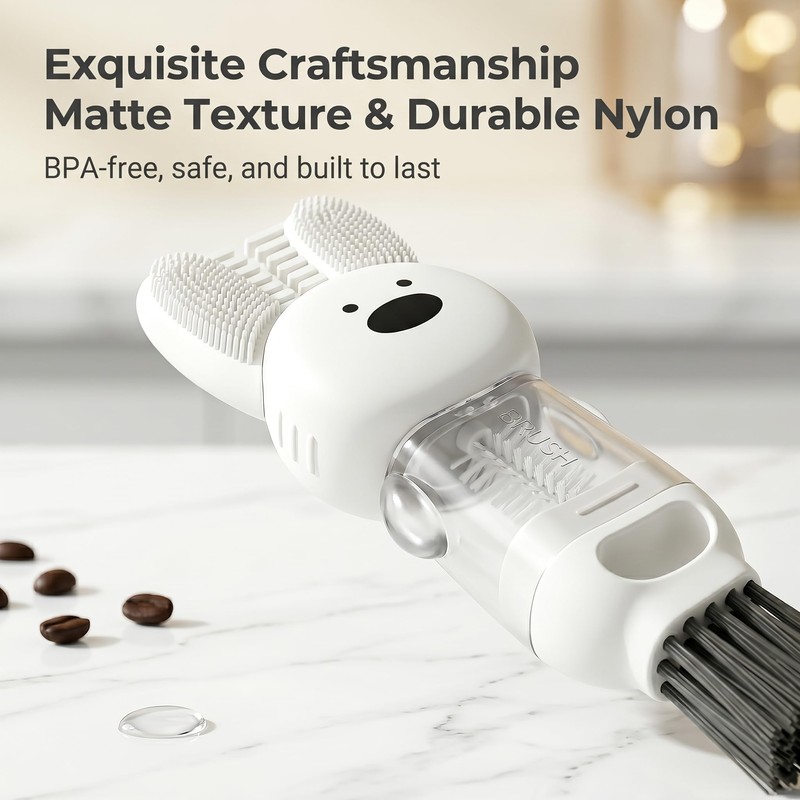 4 in 1 Cup Lid Brush Set Multifunctional Bottle Gap