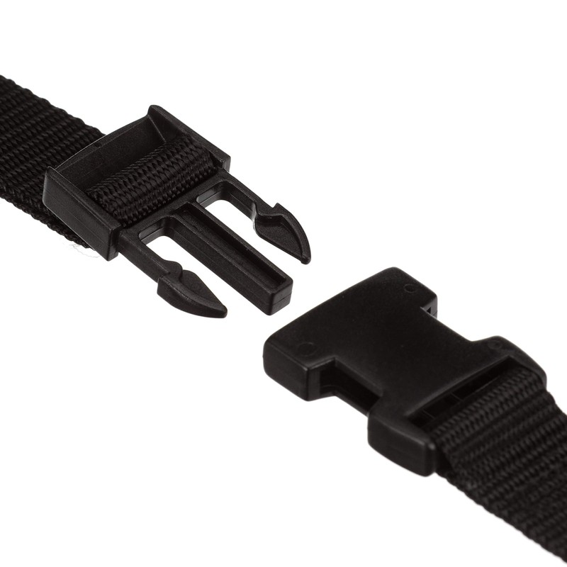 Seachoice Boat Cover Tie Down Strap Down Kit, Black, Includes