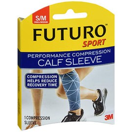 Futuro Sport Performance Compression Calf Sleeve Small/Medium - 1 Sleeve, Pack of 3