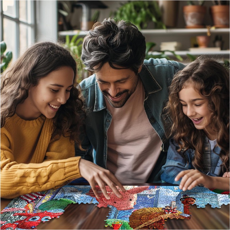 White Mountain New York Thanksgiving Parade Jigsaw Puzzle Thanksgiving Puzzles