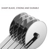5 Wheels Stainless Steel Dough Cutter, Adjustable Dough Cutter for