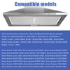 S99010430-002 Range Hood Filter 15-3/4" x 13-7/8" x 3/8"(2-Pack,5-Layer Aluminum