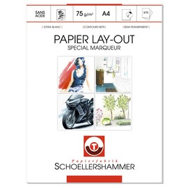 Block Layout Special Paper Marker "Manga Art Paper" - A4 Schoellershammer